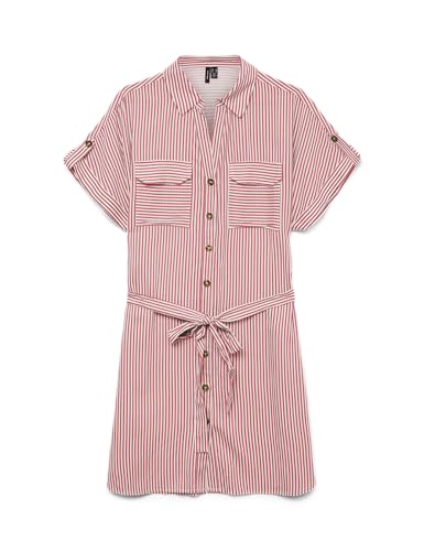 Vmbumpy Ss Short Shirt Dress WVN Ga Noos von VERO MODA