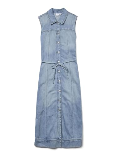 Vmnenya Sl 7/8 Denim Vest Dress Si321 Vmnenya Sl 7/8 Denim Vest Dress Si321 von VERO MODA