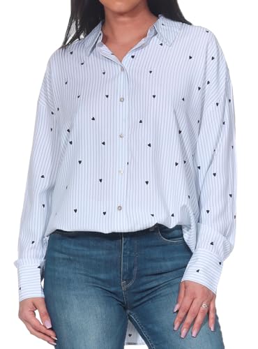 Vmnora Ls Oversize AOP Shirt WVN Ga Noos von VERO MODA
