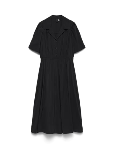 Vmrory Ss Calf Dress WVN Exp von VERO MODA