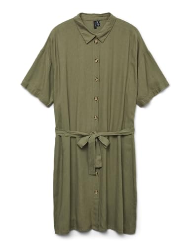 Vmthea Ss Short Shirt Dress WVN Noos von VERO MODA