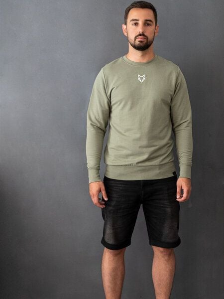 Pullover Fuchs Unisex olivgrün VEROIKON von VEROIKON
