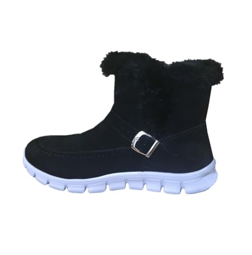 VERROL Damen Winterstiefel Schneestiefel mit Warm Gefüttert Stiefeletten Winterschuhe Seitlicher Reißverschluss Winter Boots Kurz 36-43EU von VERROL