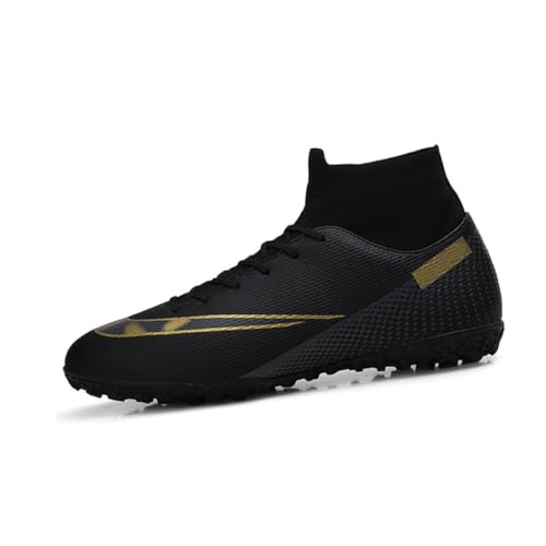 VERROL Fußballschuhe Herren High Top Spike Cleats Junge Kinder Professionelle Trainingsschuhe Leicht rutschfest Outdoor Sportschuhe Stiefel von VERROL