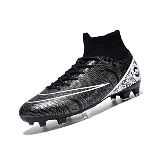 VERROL Fußballschuhe Herren High Top Spikes Cleats Football Shoes für Kinder und Jugendliche Athletics Trainingsschuhe Professionelle Outdoor Sport Schuhe rutschfest von VERROL