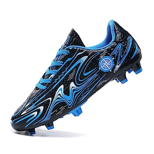 VERROL Fußballschuhe mit Stollen Kinder Unisex Komfortabel Leicht Trainingsschuhe Football Schuhe Fußball Atmungsaktive Sportschuhe für Mädchen Jungen 31-39EU von VERROL