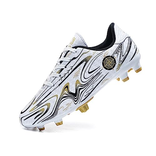 VERROL Fußballschuhe mit Stollen Kinder Unisex Komfortabel Leicht Trainingsschuhe Football Schuhe Fußball Atmungsaktive Sportschuhe für Mädchen Jungen 31-39EU von VERROL