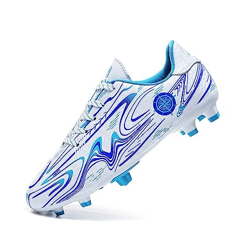 VERROL Fußballschuhe mit Stollen Kinder Unisex Komfortabel Leicht Trainingsschuhe Football Schuhe Fußball Atmungsaktive Sportschuhe für Mädchen Jungen 31-39EU von VERROL