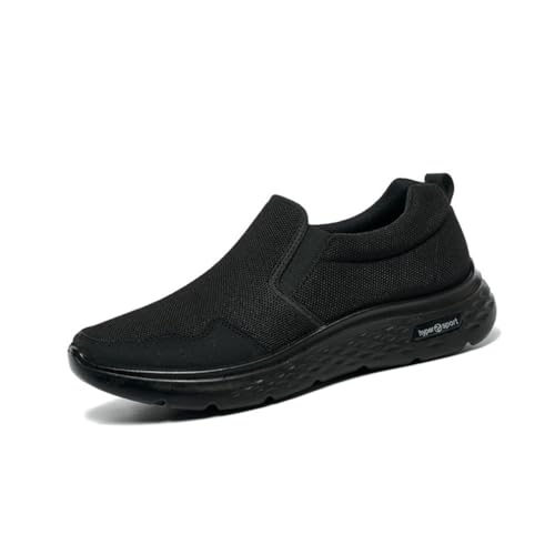 VERROL Herren Slip On Schuhe Ohne Schnuersenkel Extra Breit Turnschuhe Mesh Atmungsaktiv Casual Sneaker Flach Shoes Leicht FreizeitschuheSchlupfschuhe Walkingschuhe von VERROL