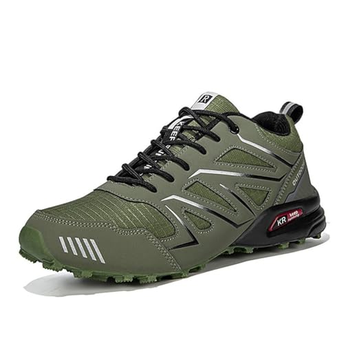 VERROL Herren Wanderschuhe Trekkingschuhe Fahrradschuhe Leicht & rutschfeste Trailrunning-Schuhe Outdoor Sportschuhe Bergschuhe Wanderhalbschuhe von VERROL