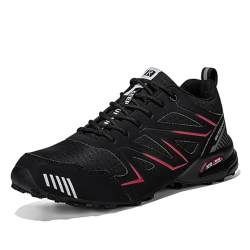 VERROL Herren Wanderschuhe Trekkingschuhe Fahrradschuhe Leicht & rutschfeste Trailrunning-Schuhe Outdoor Sportschuhe Bergschuhe Wanderhalbschuhe von VERROL