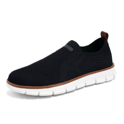 VERROL Schuhe Herren Slip On Sneakers Casual Sportschuhe Leicht Mesh Atmungsaktiv Fitness Turnschuhe Laufschuhe Walkingschuhe Outdoor Joggingschuhe von VERROL
