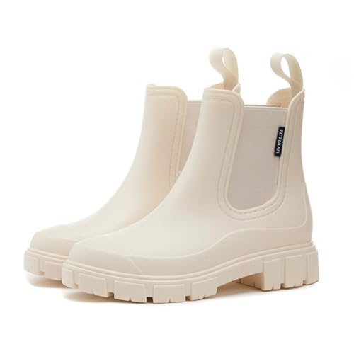 VERROL Wasserdicht Gummistiefel Damen Ankle Chelsea Boots Regenstiefel Mode Halbhohe Stiefeletten Mit Rutschfest Sohle Outdoor Arbeit Stiefel Gartenschuhe Frauen Rain Boots VERROL Wasserdicht Gummistiefel Damen Ankle Chelsea Boots Regenstiefel Mode Halbhohe Stiefeletten Mit Rutschfest Sohle Outdoor Arbeit Stiefel Gartenschuhe Frauen Rain Boots von VERROL