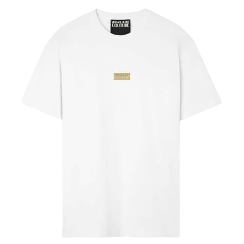 T-Shirt Uomo Versace Jeans Couture Bianco ES25VE03 78GAHT08 XL von VERSACE JEANS COUTURE
