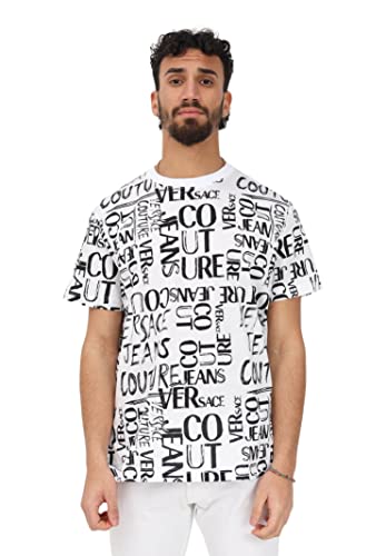 T-Shirt Uomo versace 74GAH6S2JS167-003 von VERSACE JEANS COUTURE
