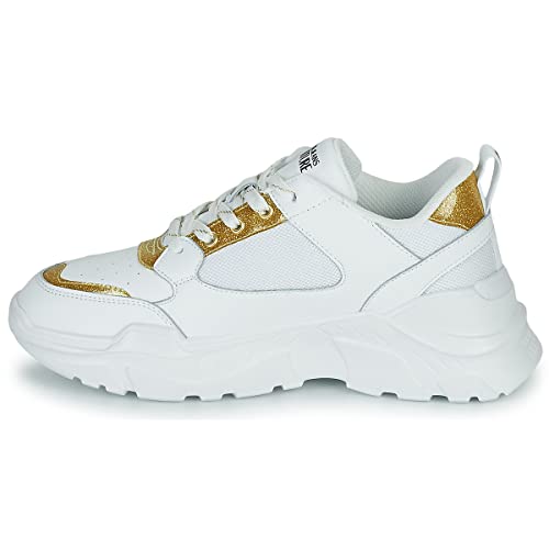 VERSACE JEANS COUTURE 72va3sc2 Sneaker Damen Weiss/Gold - 41 - Sneaker Low Shoes von VERSACE JEANS COUTURE