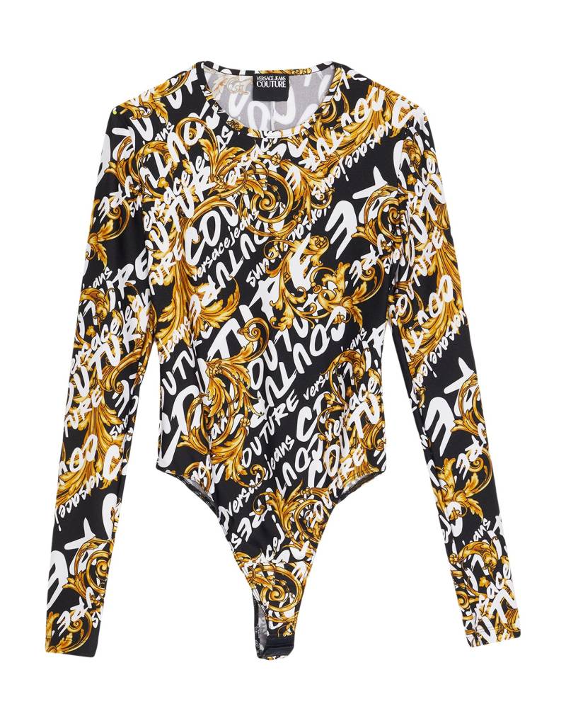 VERSACE JEANS COUTURE Bodysuit Damen Schwarz von VERSACE JEANS COUTURE
