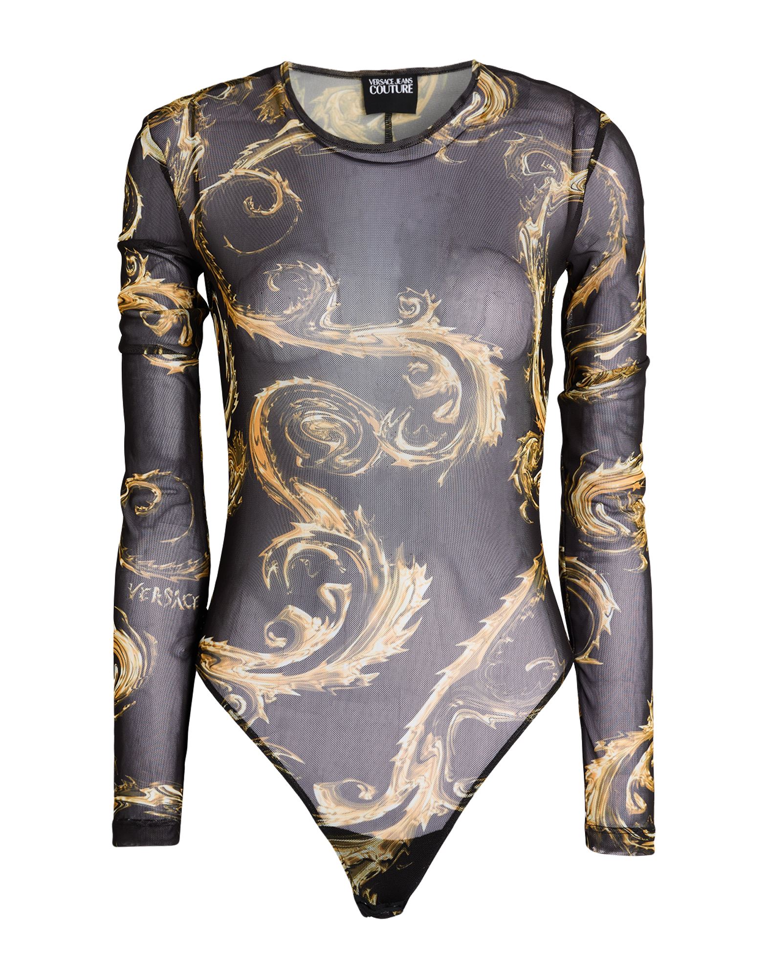 VERSACE JEANS COUTURE Bodysuit Damen Schwarz von VERSACE JEANS COUTURE