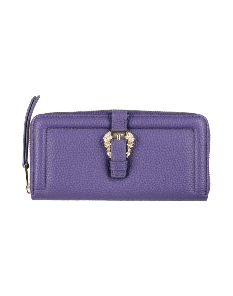 VERSACE JEANS COUTURE Brieftasche Damen Dunkelviolett von VERSACE JEANS COUTURE