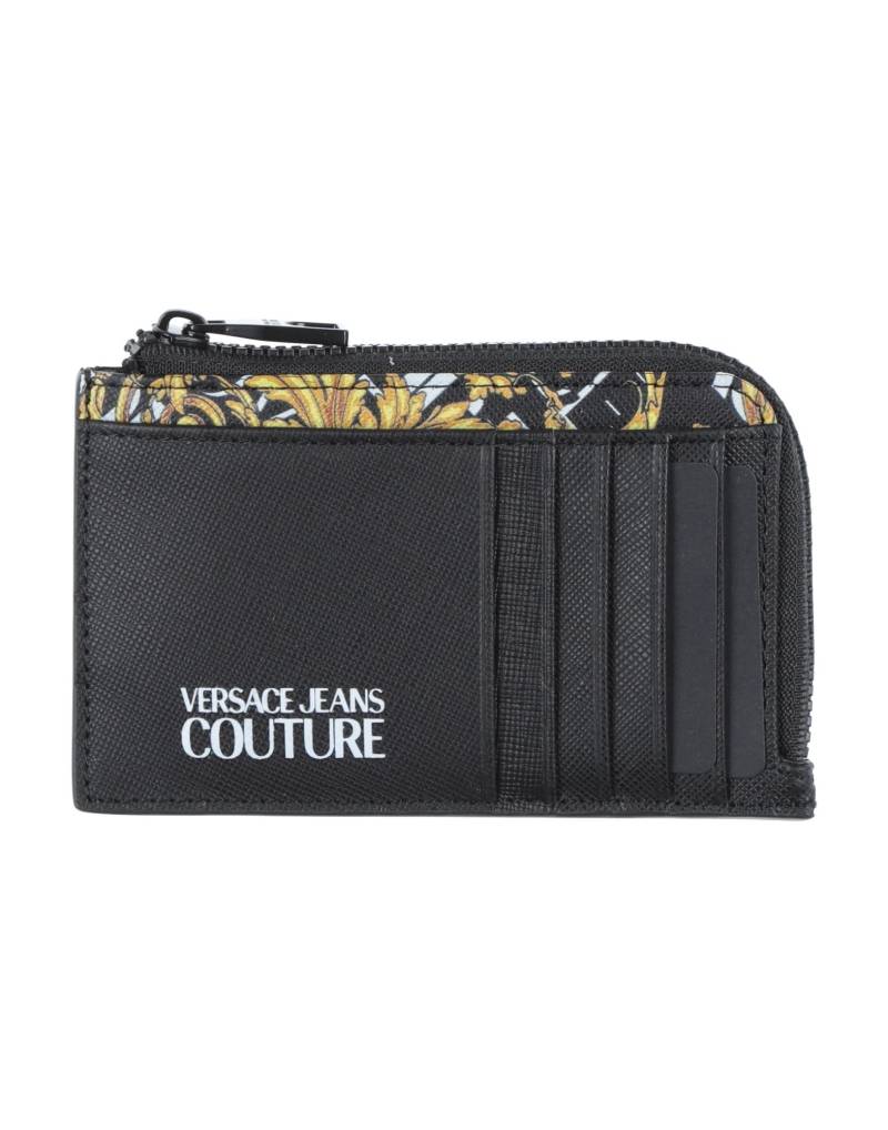 VERSACE JEANS COUTURE Dokumentenetui Herren Schwarz von VERSACE JEANS COUTURE