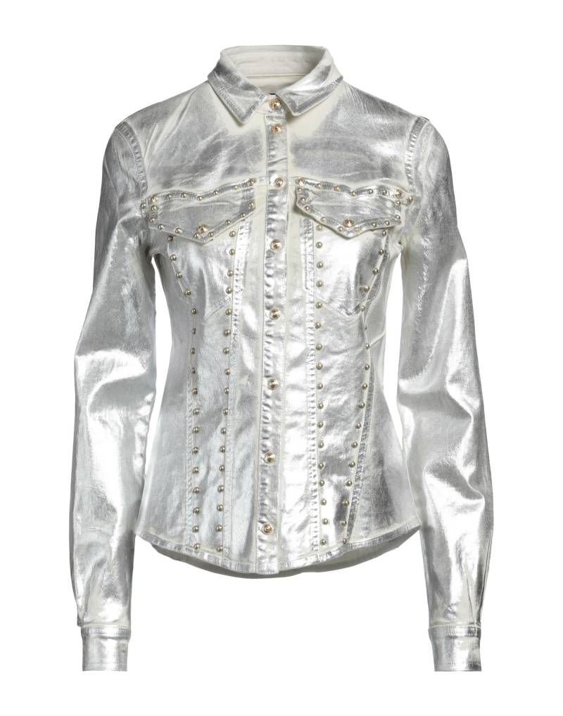 VERSACE JEANS COUTURE Hemd Damen Silber von VERSACE JEANS COUTURE