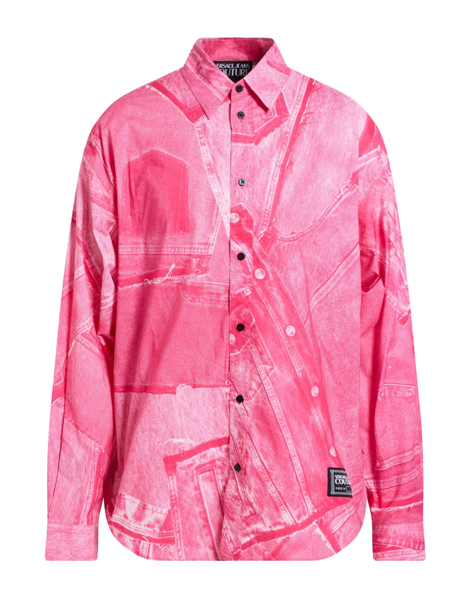VERSACE JEANS COUTURE Hemd Herren Fuchsia VERSACE JEANS COUTURE Hemd Herren Fuchsia von VERSACE JEANS COUTURE