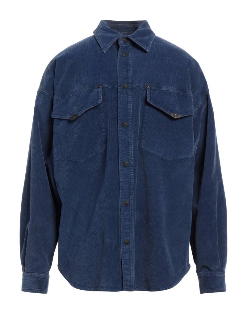 VERSACE JEANS COUTURE Hemd Herren Marineblau von VERSACE JEANS COUTURE