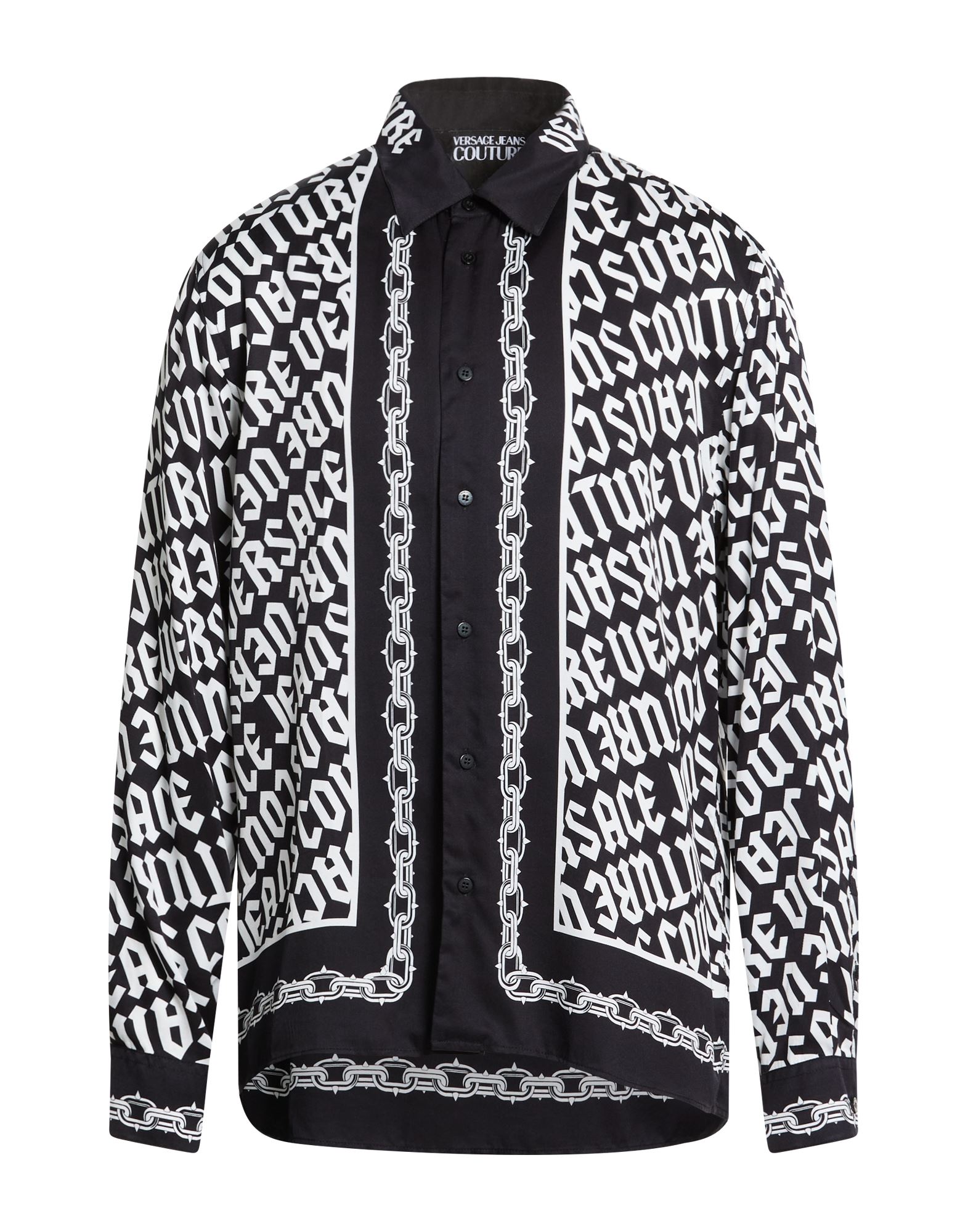 VERSACE JEANS COUTURE Hemd Herren Schwarz von VERSACE JEANS COUTURE