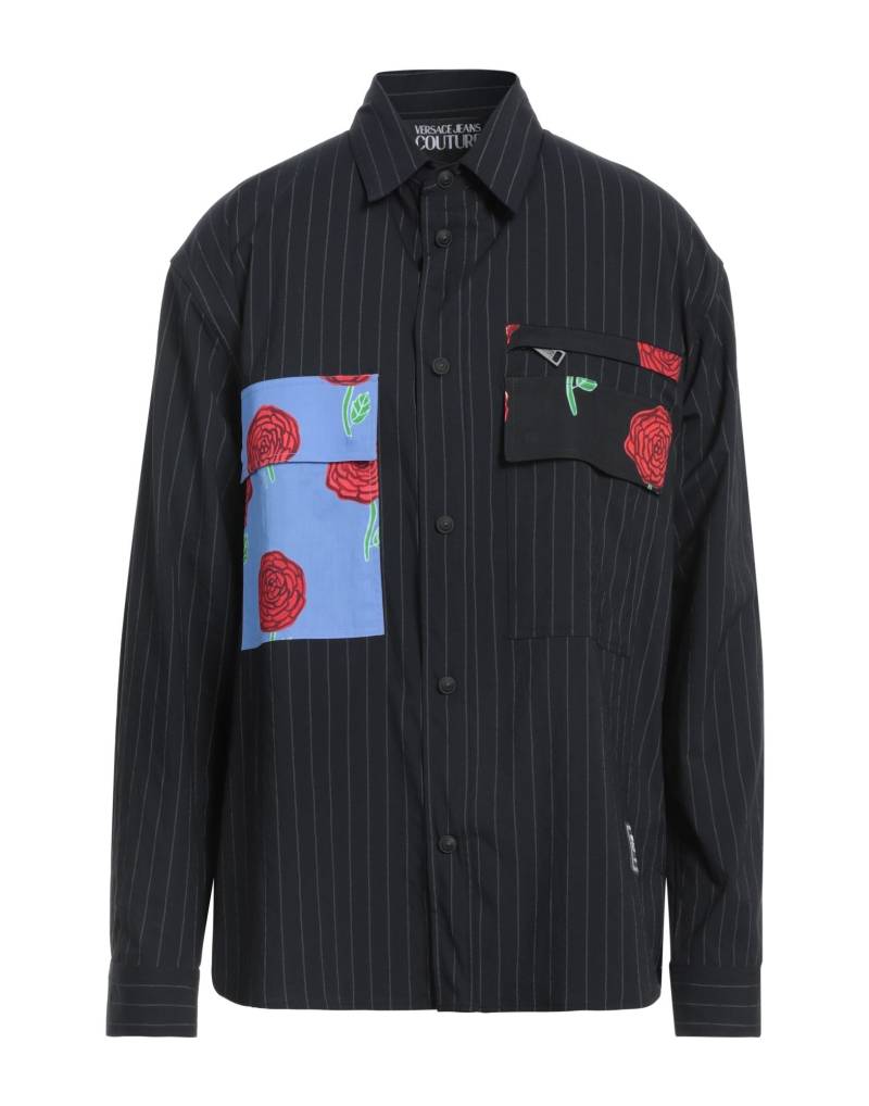 VERSACE JEANS COUTURE Hemd Herren Schwarz von VERSACE JEANS COUTURE