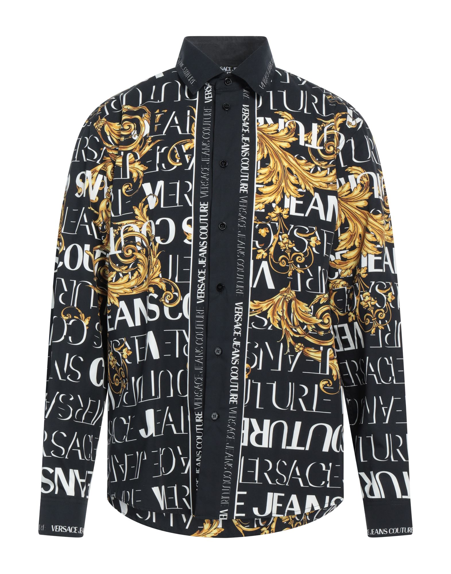 VERSACE JEANS COUTURE Hemd Herren Schwarz von VERSACE JEANS COUTURE