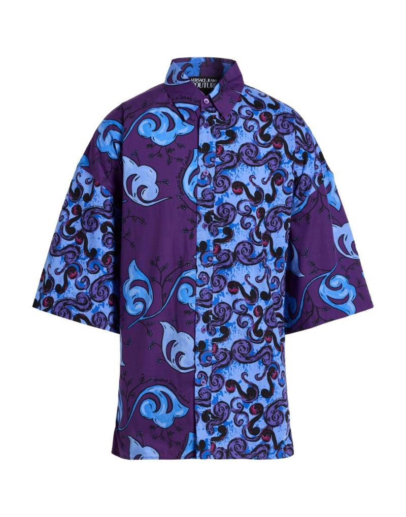 VERSACE JEANS COUTURE Hemd Herren Violett VERSACE JEANS COUTURE Hemd Herren Violett von VERSACE JEANS COUTURE