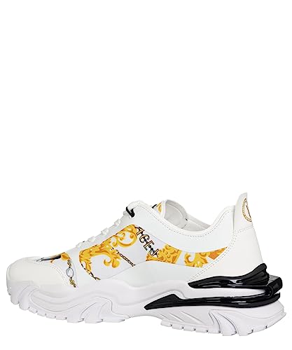 VERSACE JEANS COUTURE Herren Chain Couture Sneaker White - Multicolor 42 EU von VERSACE JEANS COUTURE