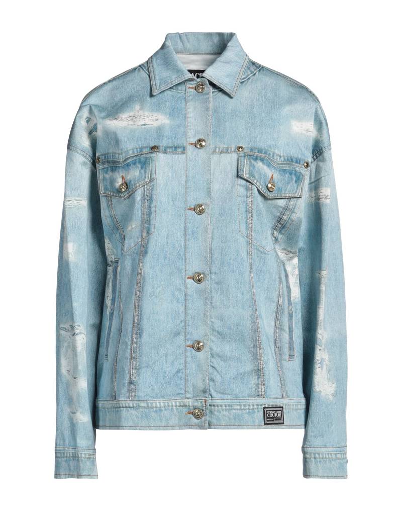 VERSACE JEANS COUTURE Jacke & Anorak Damen Blau von VERSACE JEANS COUTURE
