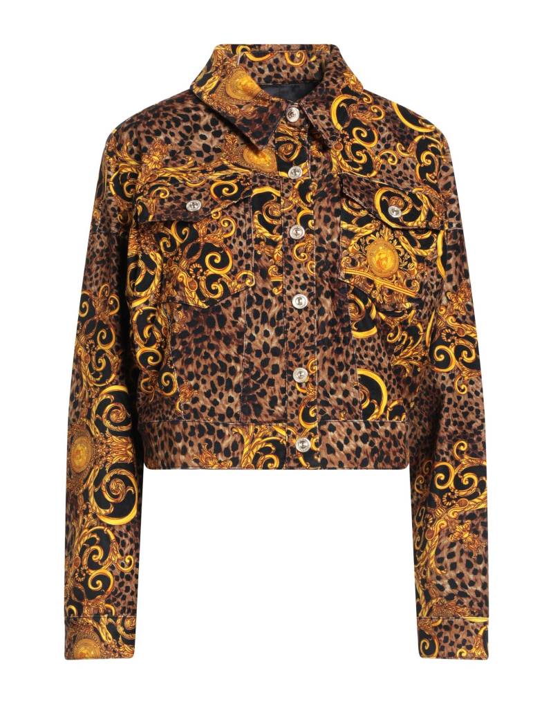 VERSACE JEANS COUTURE Jacke & Anorak Damen Braun von VERSACE JEANS COUTURE