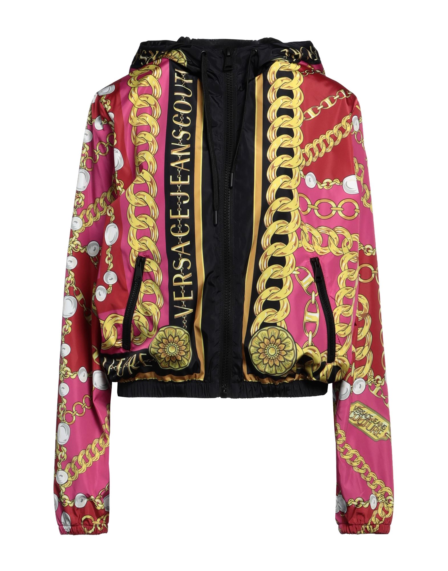 VERSACE JEANS COUTURE Jacke & Anorak Damen Fuchsia VERSACE JEANS COUTURE Jacke & Anorak Damen Fuchsia von VERSACE JEANS COUTURE