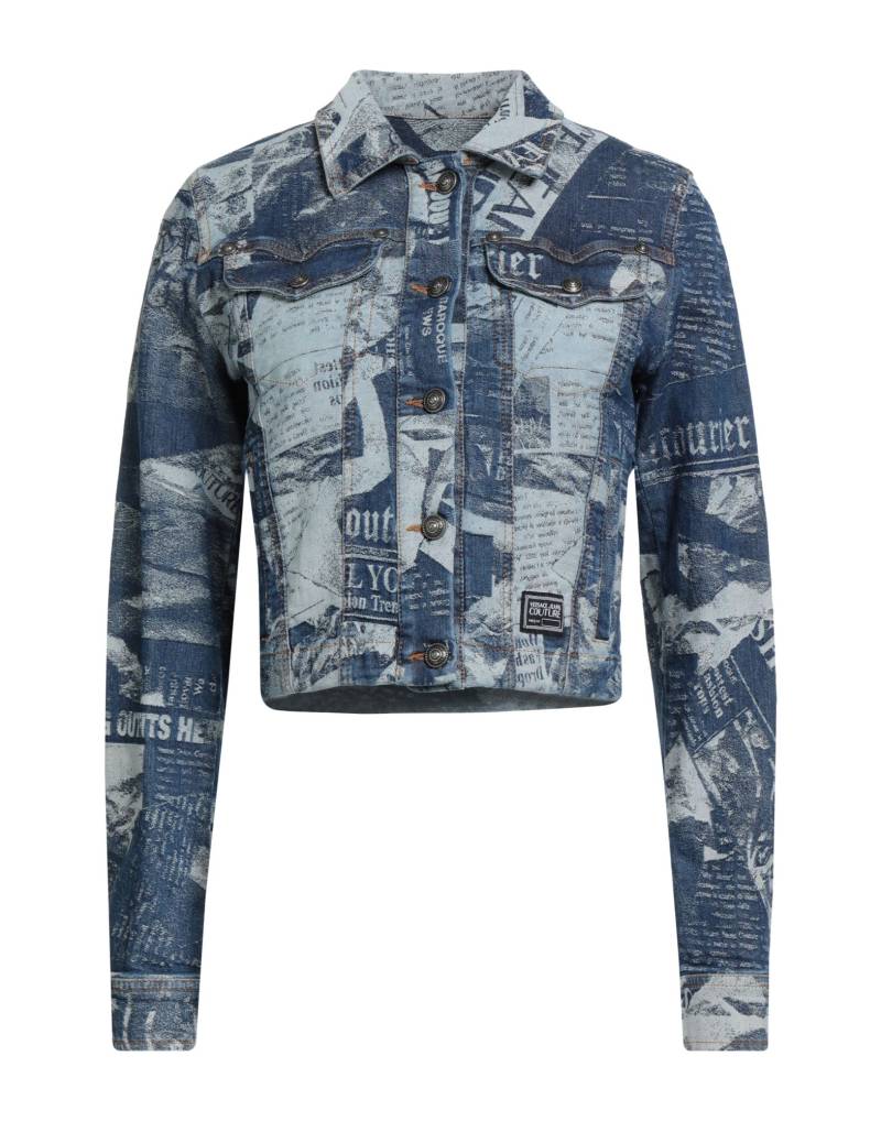 VERSACE JEANS COUTURE Jeansjacke/-mantel Damen Blau von VERSACE JEANS COUTURE