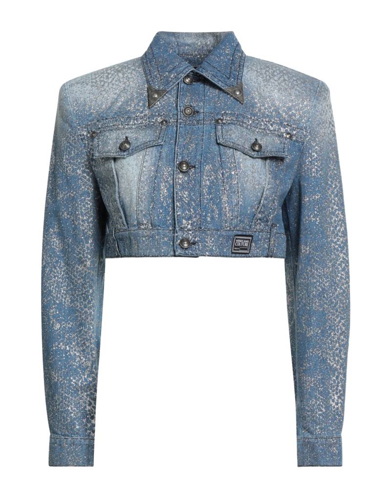 VERSACE JEANS COUTURE Jeansjacke/-mantel Damen Blau von VERSACE JEANS COUTURE