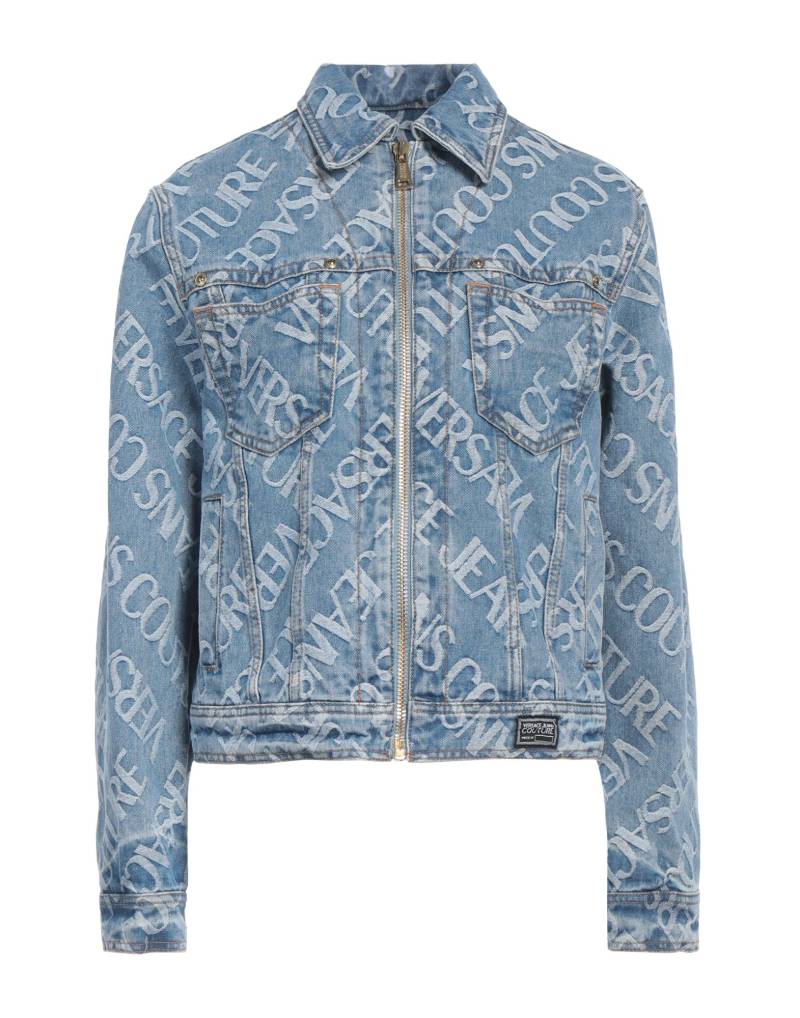 VERSACE JEANS COUTURE Jeansjacke/-mantel Damen Blau von VERSACE JEANS COUTURE
