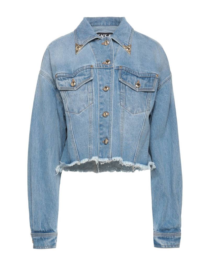 VERSACE JEANS COUTURE Jeansjacke/-mantel Damen Blau von VERSACE JEANS COUTURE