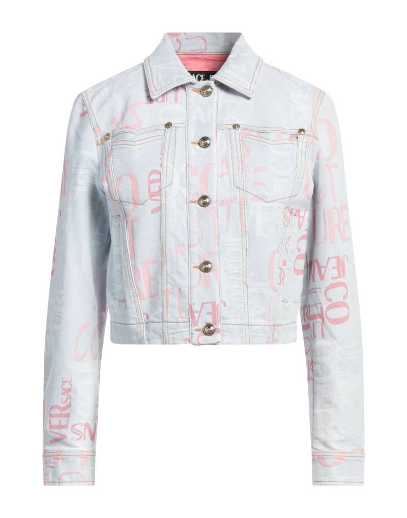 VERSACE JEANS COUTURE Jeansjacke/-mantel Damen Blau von VERSACE JEANS COUTURE