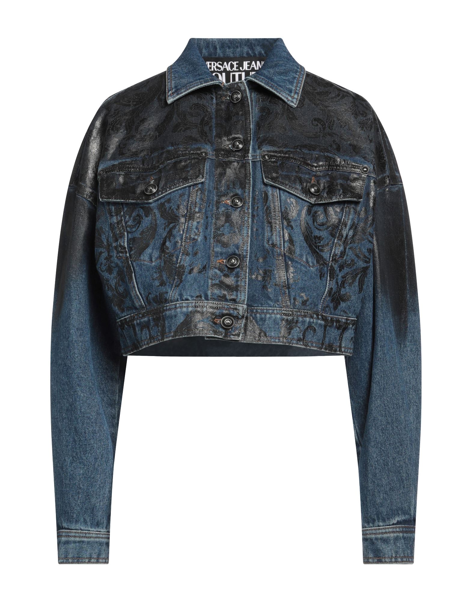 VERSACE JEANS COUTURE Jeansjacke/-mantel Damen Blau von VERSACE JEANS COUTURE