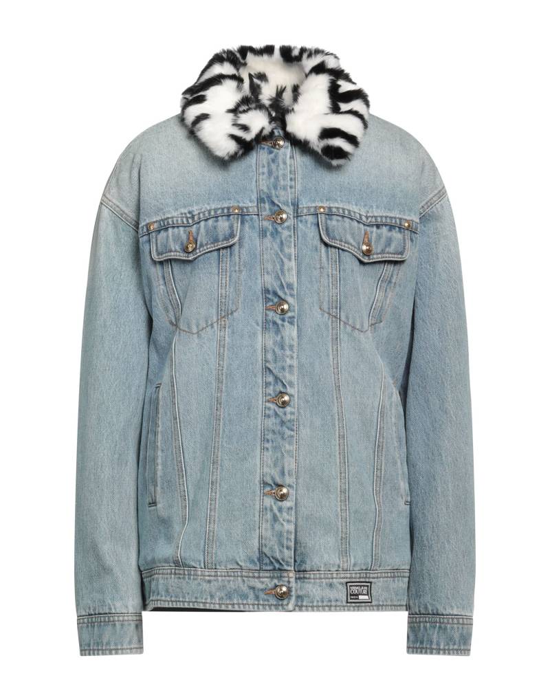 VERSACE JEANS COUTURE Jeansjacke/-mantel Damen Blau von VERSACE JEANS COUTURE