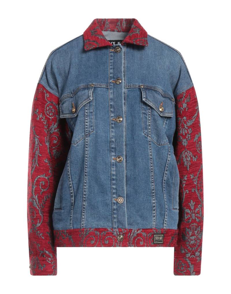 VERSACE JEANS COUTURE Jeansjacke/-mantel Damen Blau von VERSACE JEANS COUTURE