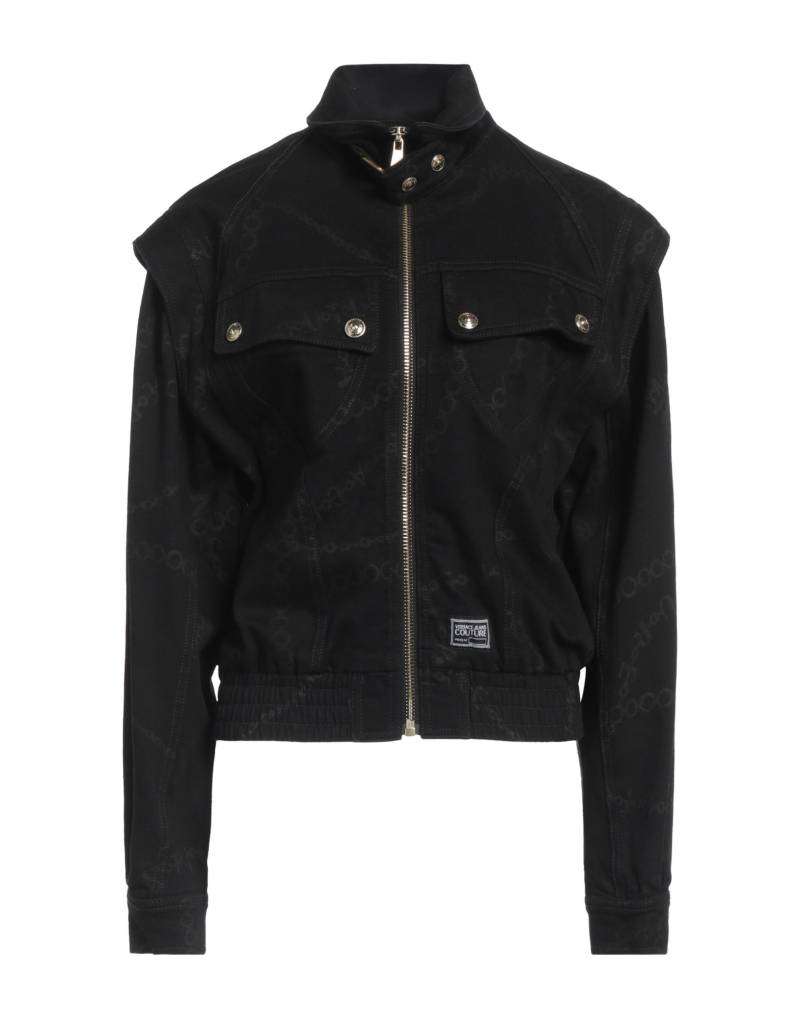 VERSACE JEANS COUTURE Jeansjacke/-mantel Damen Schwarz von VERSACE JEANS COUTURE