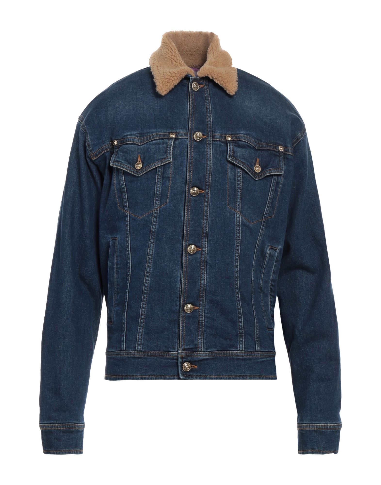 VERSACE JEANS COUTURE Jeansjacke/-mantel Herren Blau von VERSACE JEANS COUTURE