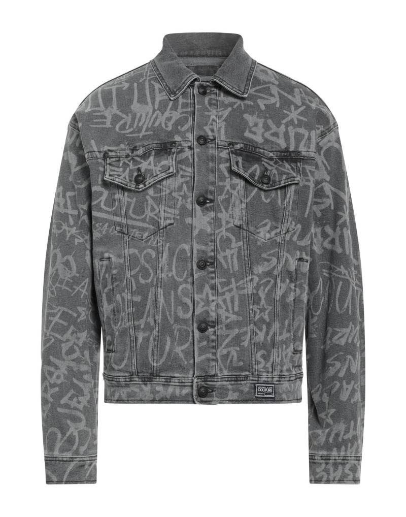 VERSACE JEANS COUTURE Jeansjacke/-mantel Herren Grau von VERSACE JEANS COUTURE