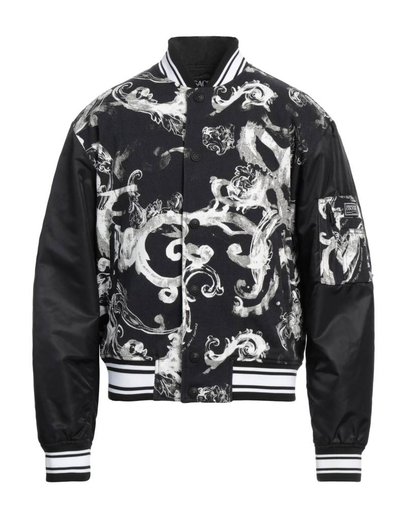 VERSACE JEANS COUTURE Jeansjacke/-mantel Herren Schwarz von VERSACE JEANS COUTURE