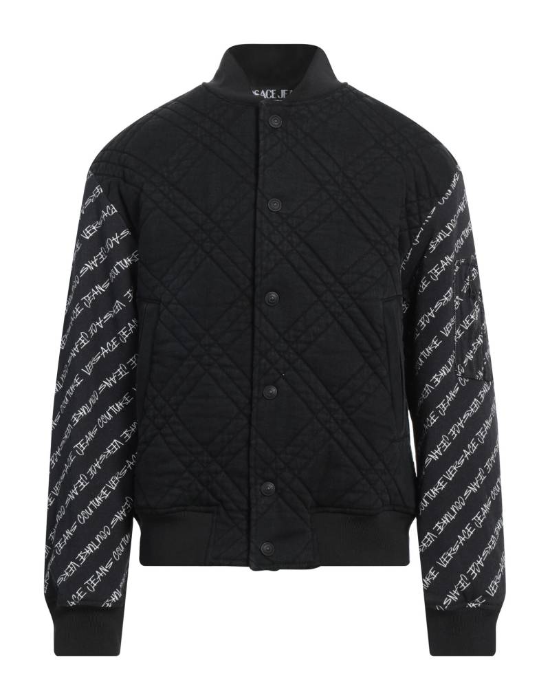 VERSACE JEANS COUTURE Jeansjacke/-mantel Herren Schwarz von VERSACE JEANS COUTURE