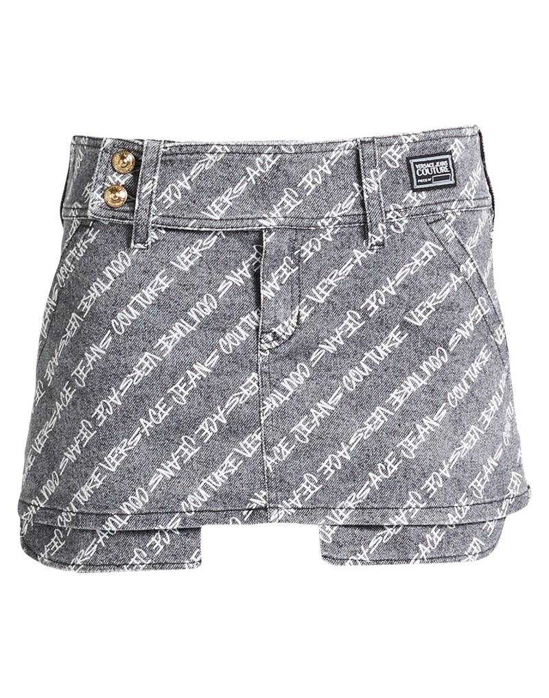 VERSACE JEANS COUTURE Jeansrock Damen Braungrau von VERSACE JEANS COUTURE