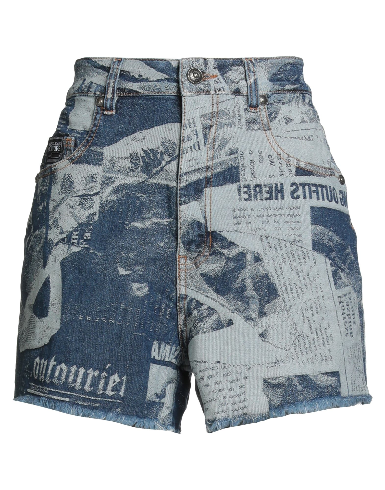 VERSACE JEANS COUTURE Jeansshorts Damen Blau von VERSACE JEANS COUTURE
